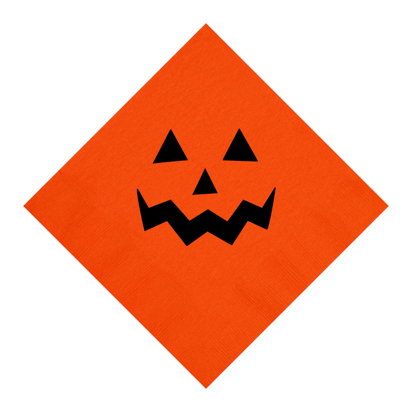 Jack-o-Lantern Halloween Beverage Napkins