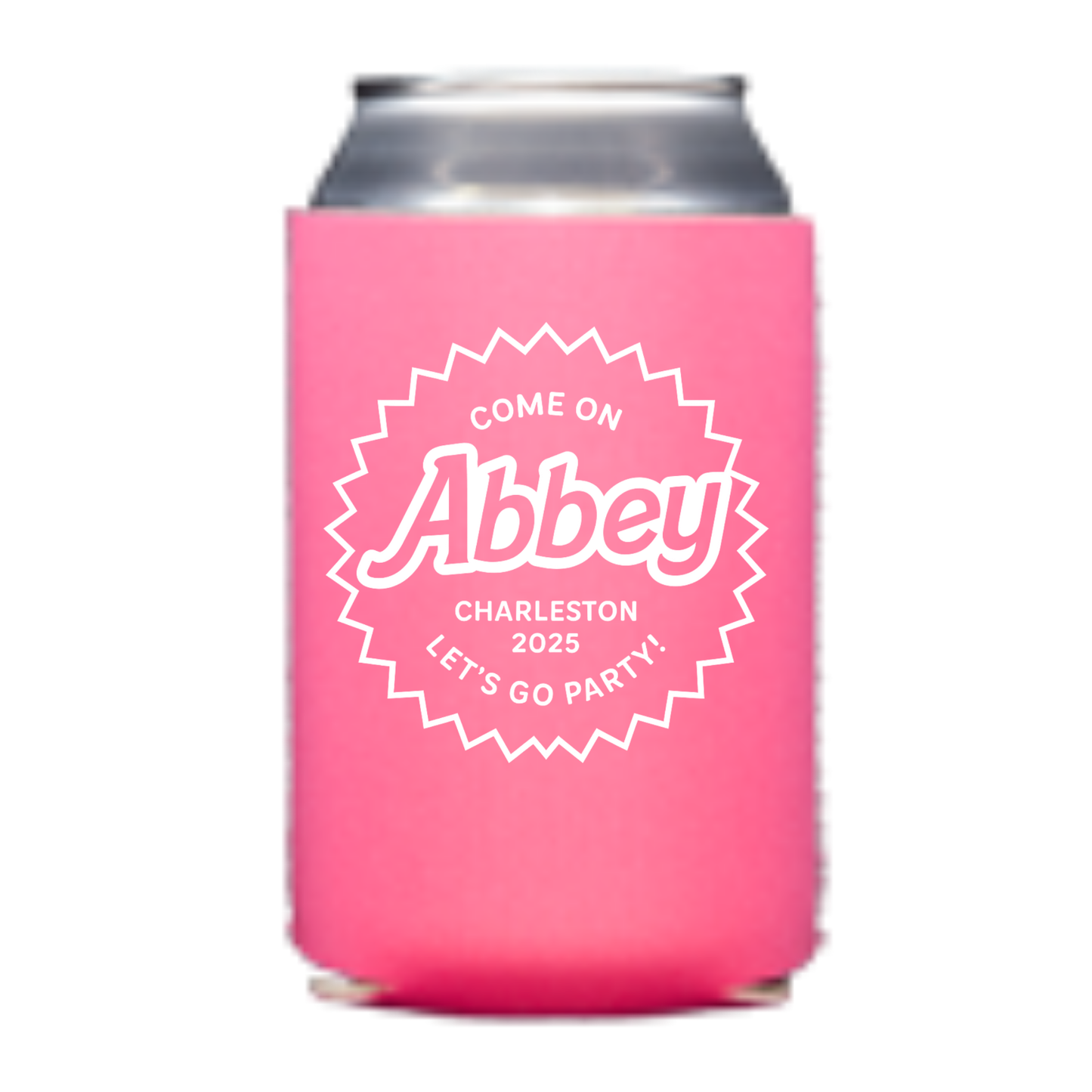 Barbie Semi-Custom Can Cooler
