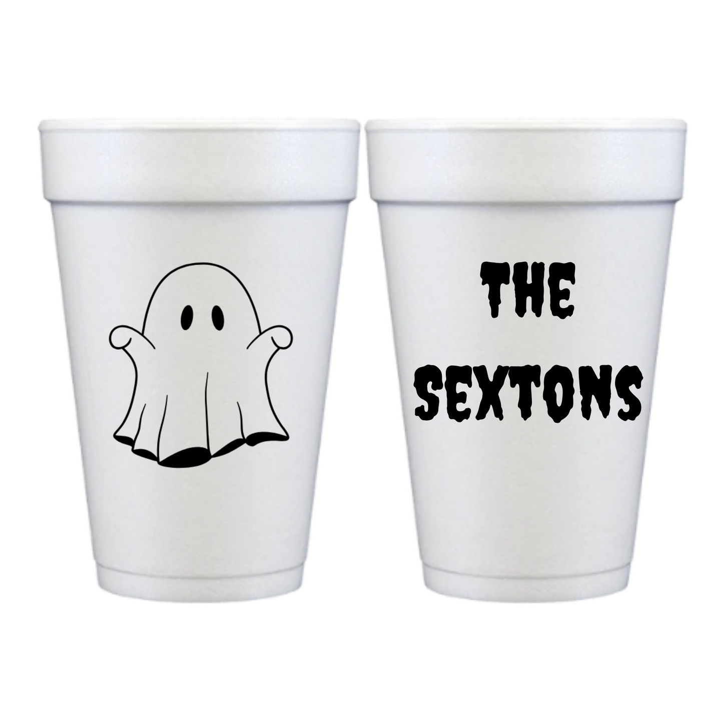 Halloween Styrofoam Cups