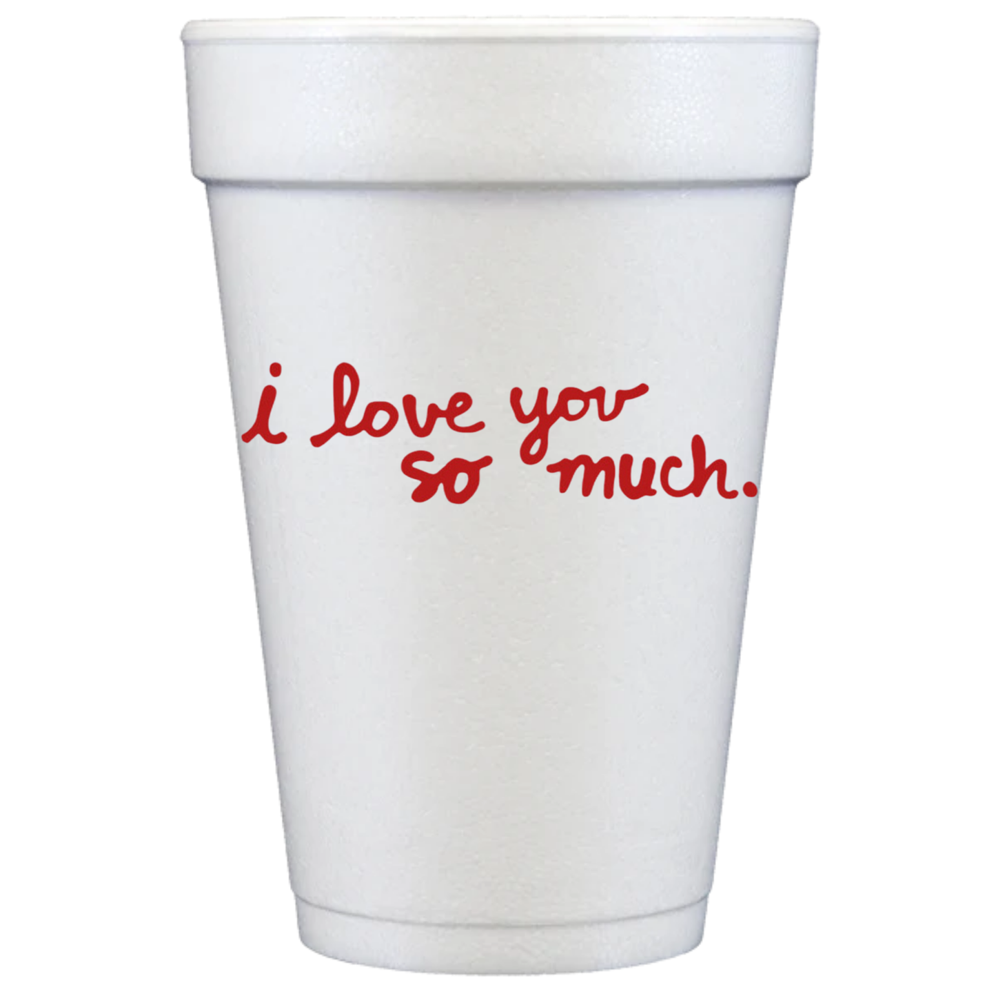 Valentine’s Styrofoam Cups