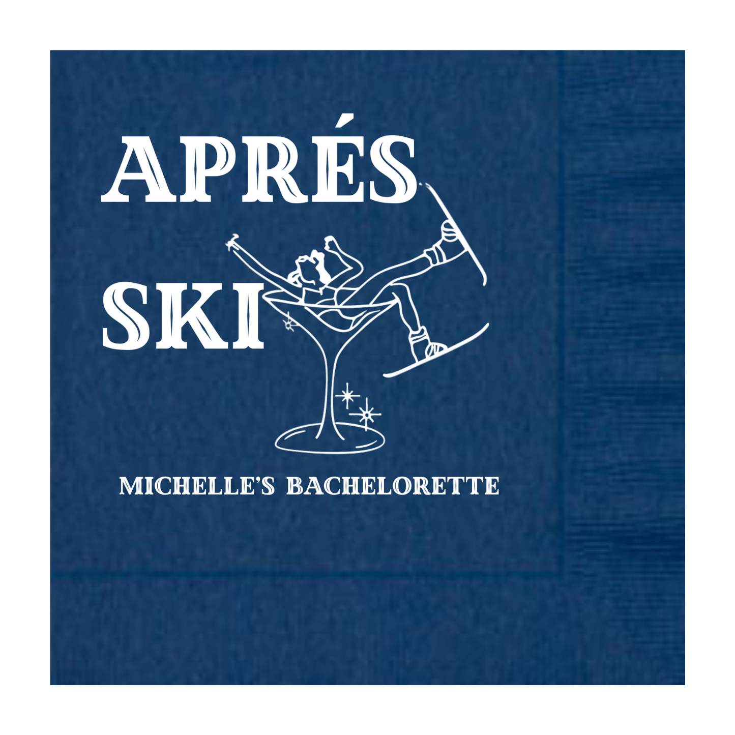 Apres Ski 3-ply Beverage Napkins