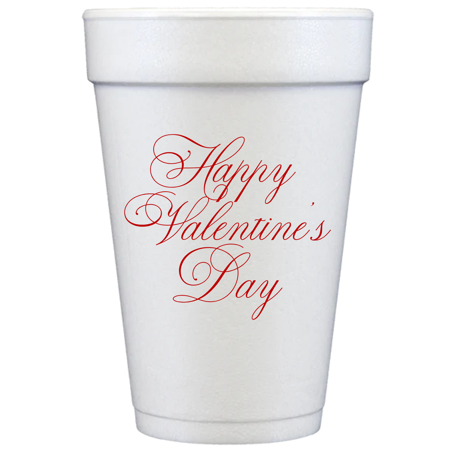 Valentine’s Styrofoam Cups