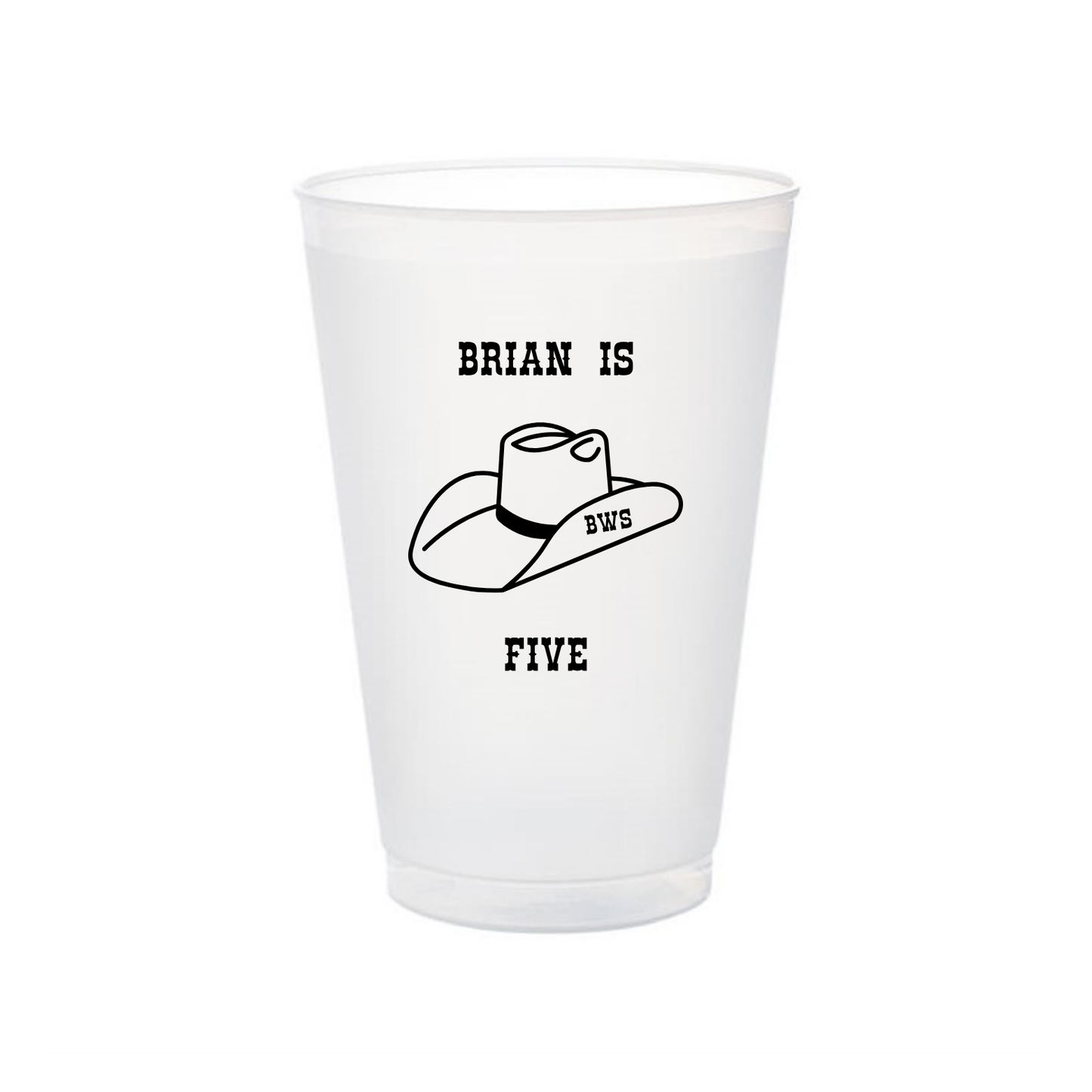 Cowboy Shatterproof Frosted Flex Cups