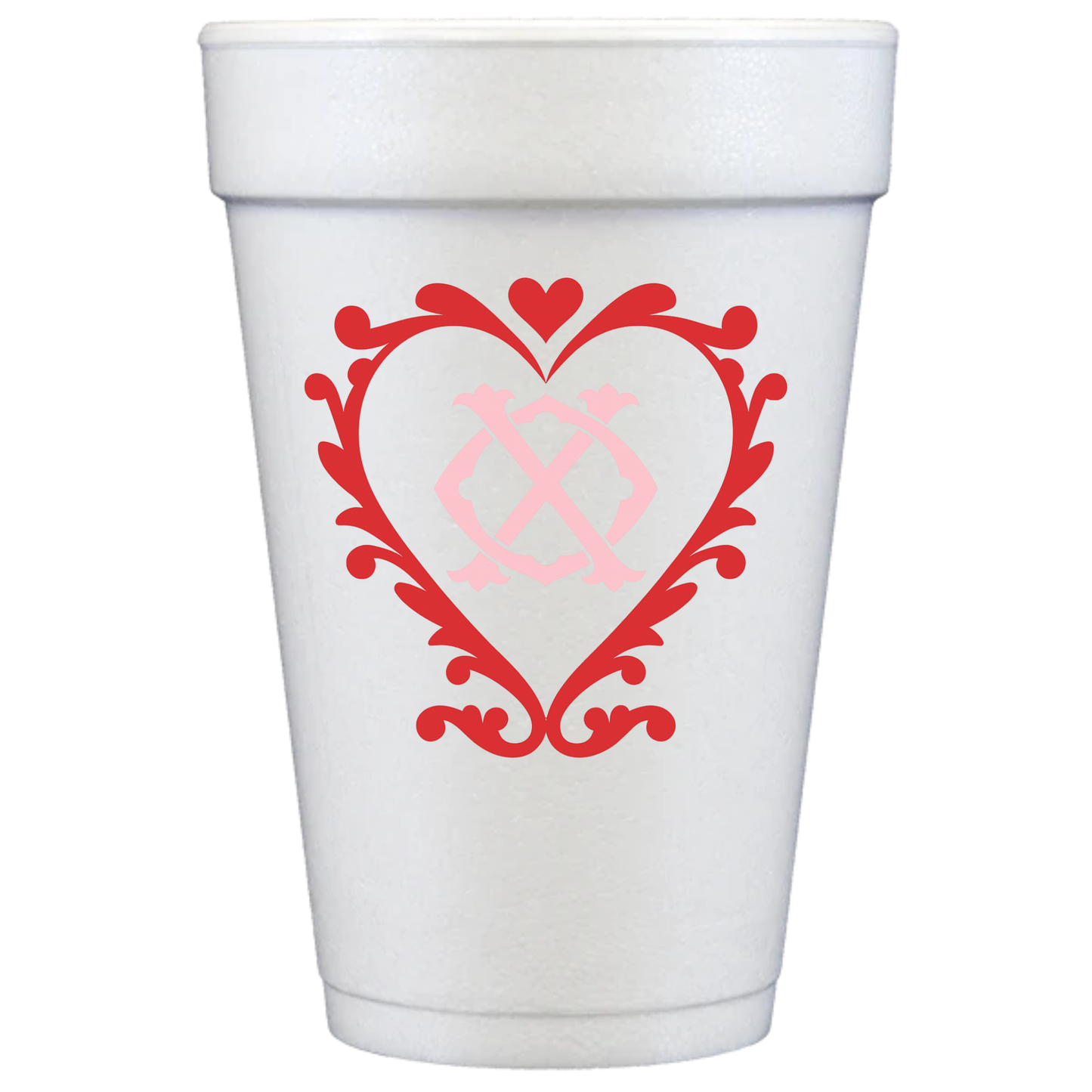 Valentine’s Styrofoam Cups