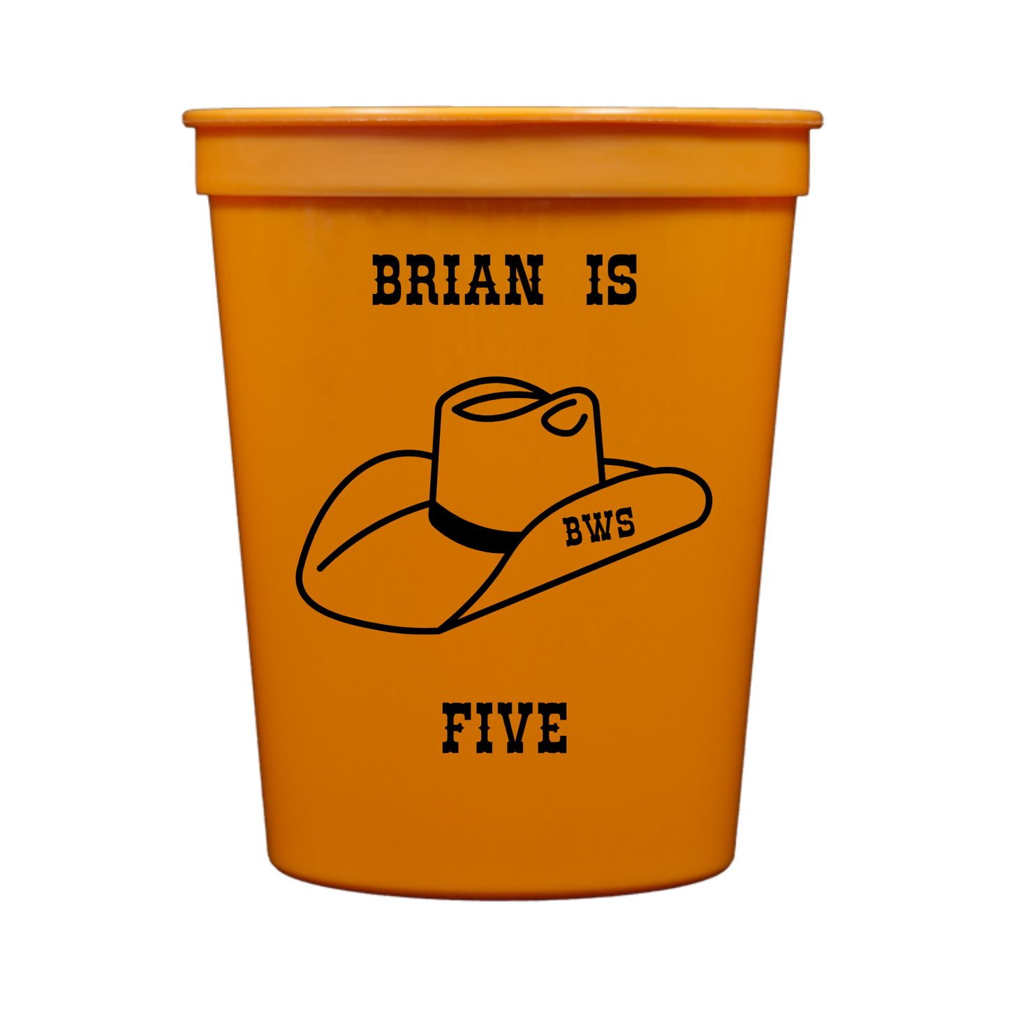 Cowboy Semi-Custom Stadium Cups