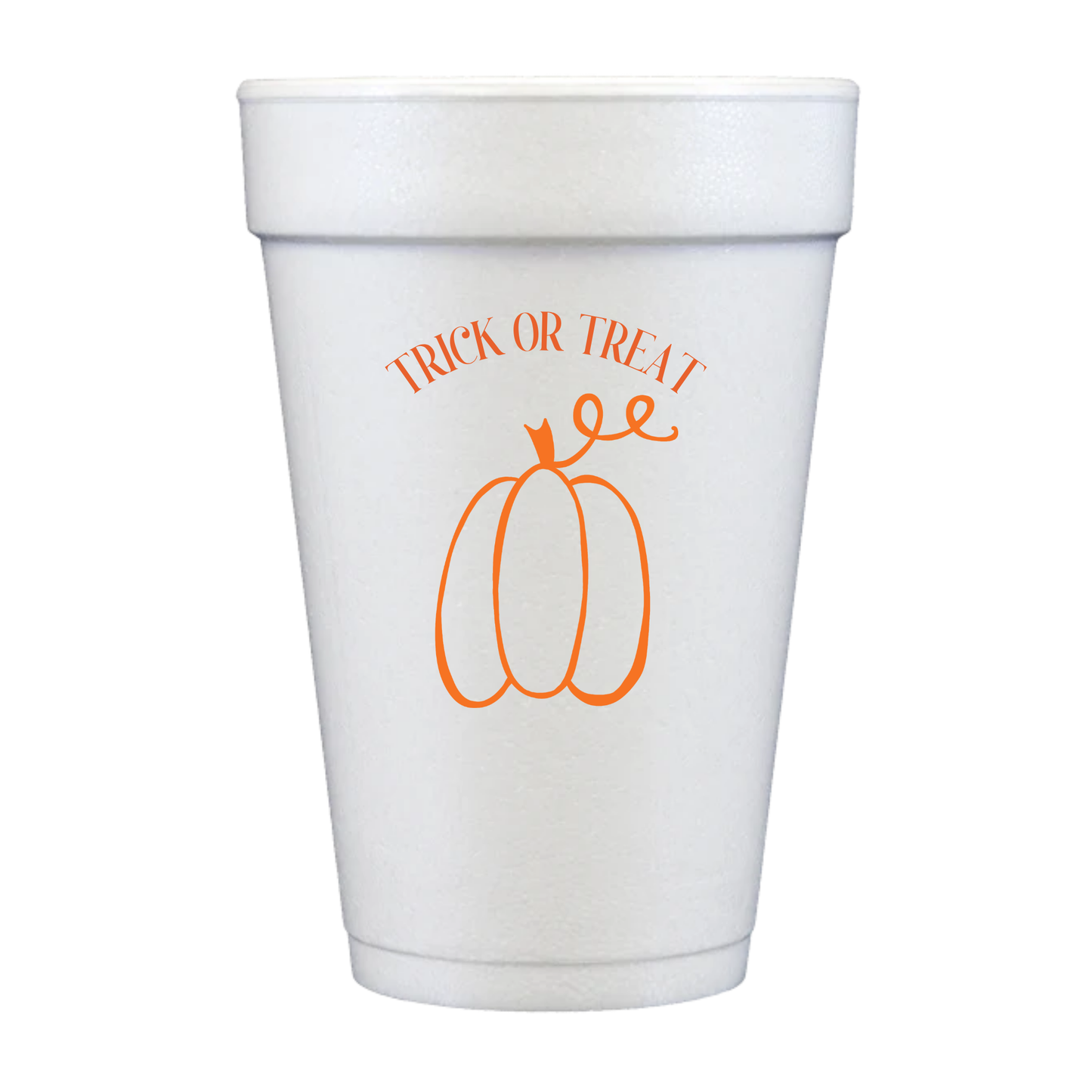 Halloween Styrofoam Cups