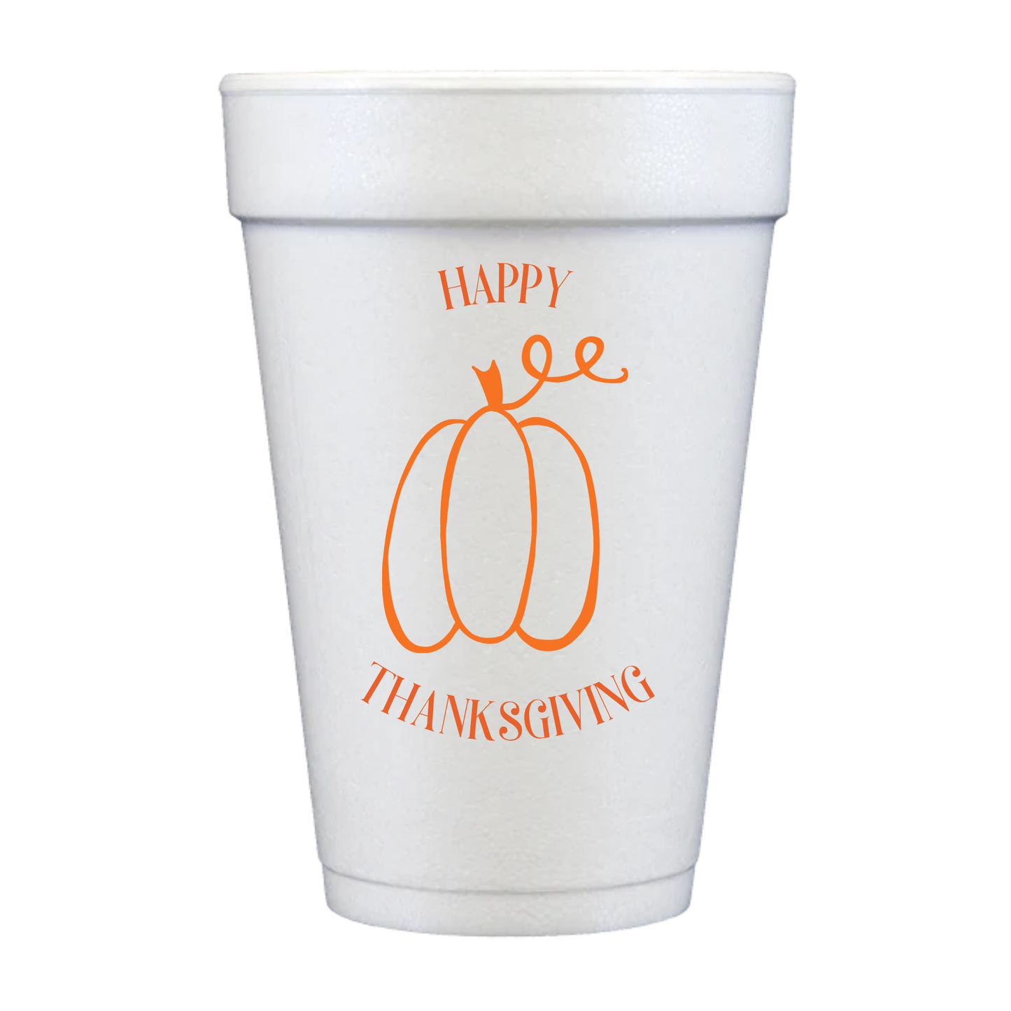 Thanksgiving Styrofoam Cups