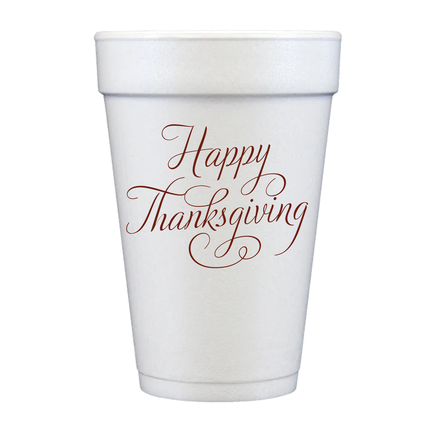 Thanksgiving Styrofoam Cups – Custom Printed 16 oz of 20 oz Party Cups for Fall Gatherings