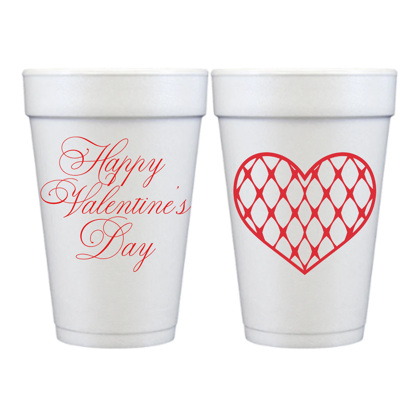 Valentine’s Styrofoam Cups