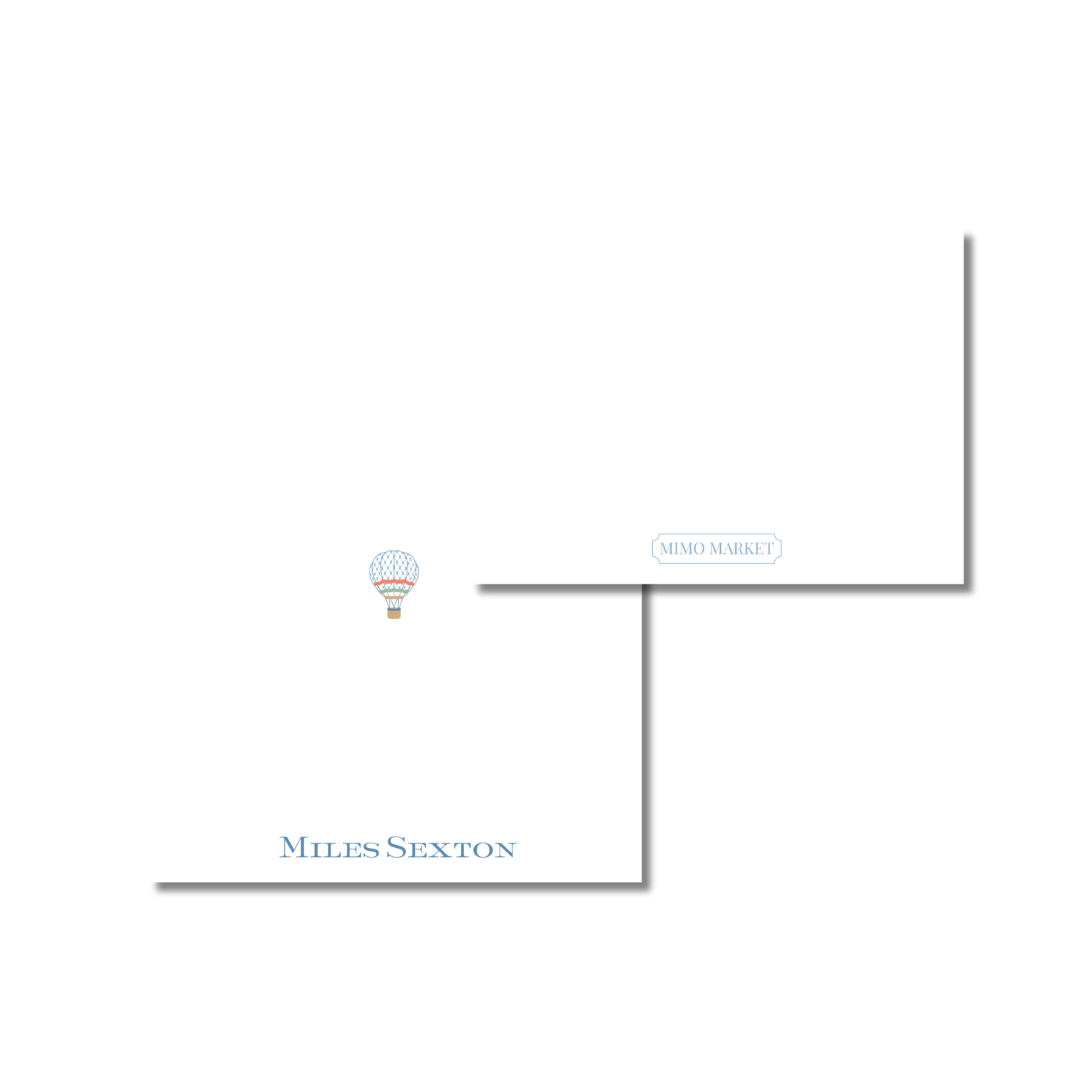 Hot Air Balloon Personal Stationery