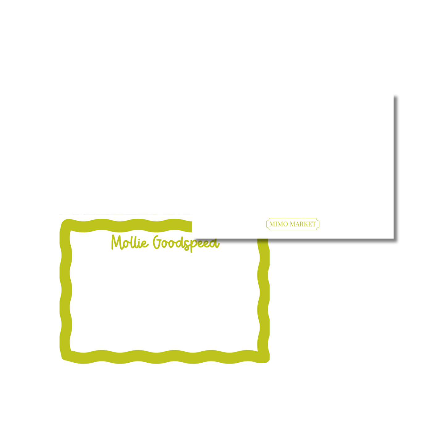 Wavy Personal Stationery