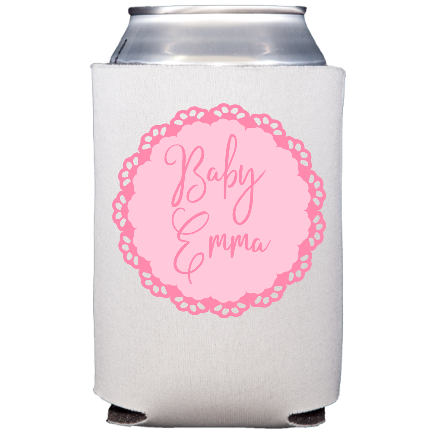 Curly Baby Multi Color, Semi-Custom Can Cooler