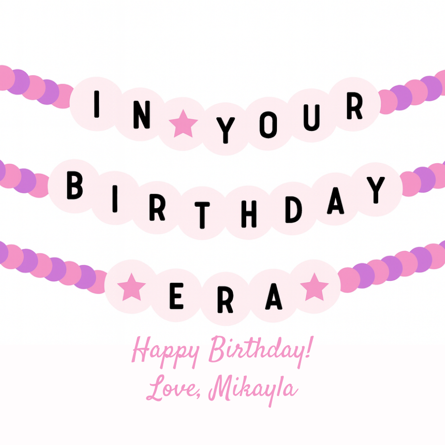 Birthday Era Gift Tag