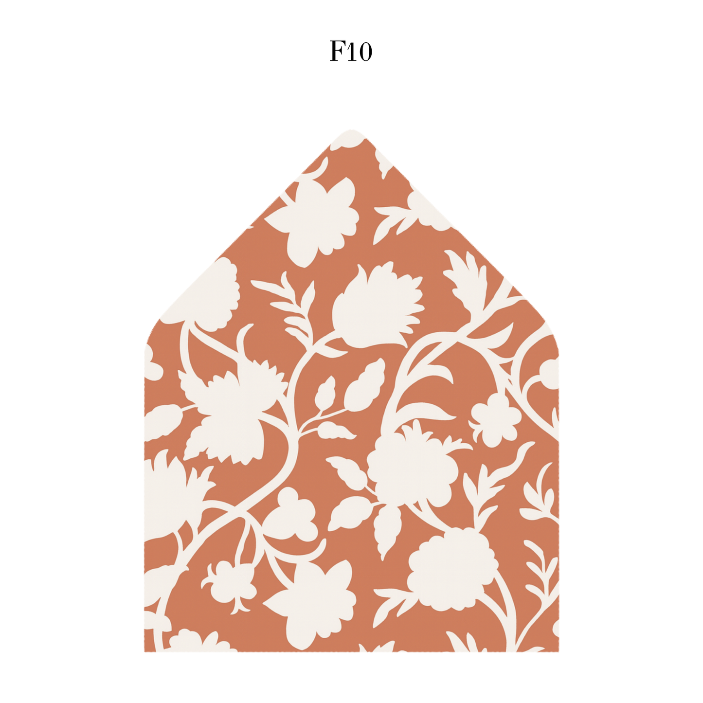 Floral Holiday Envelope Liner
