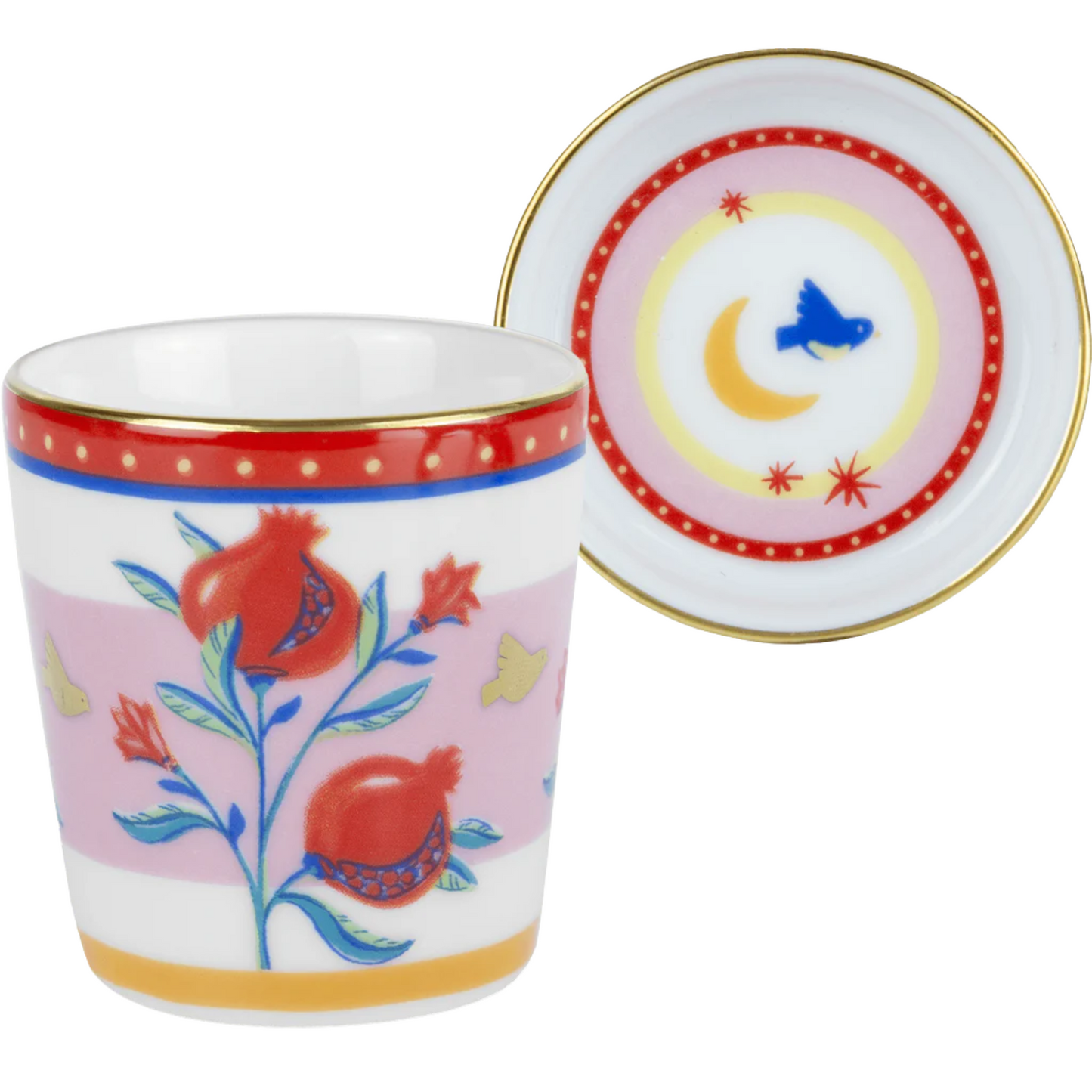 Pomegranate Espresso Cup