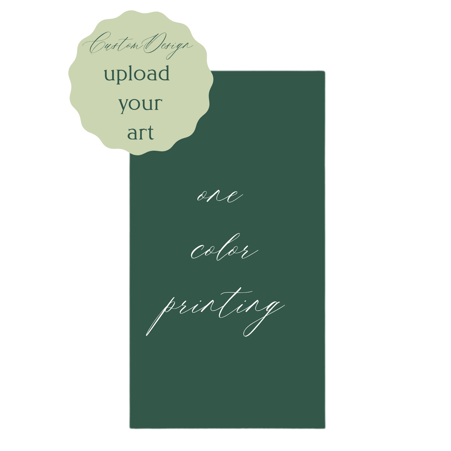 Custom 3-ply Guest Napkins- 1 Color