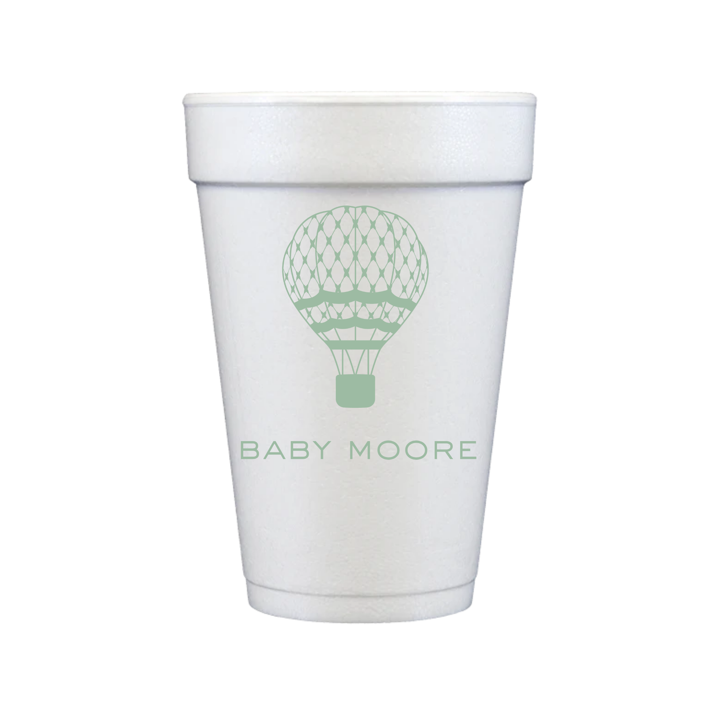 Hot Air Balloon Styrofoam Cups
