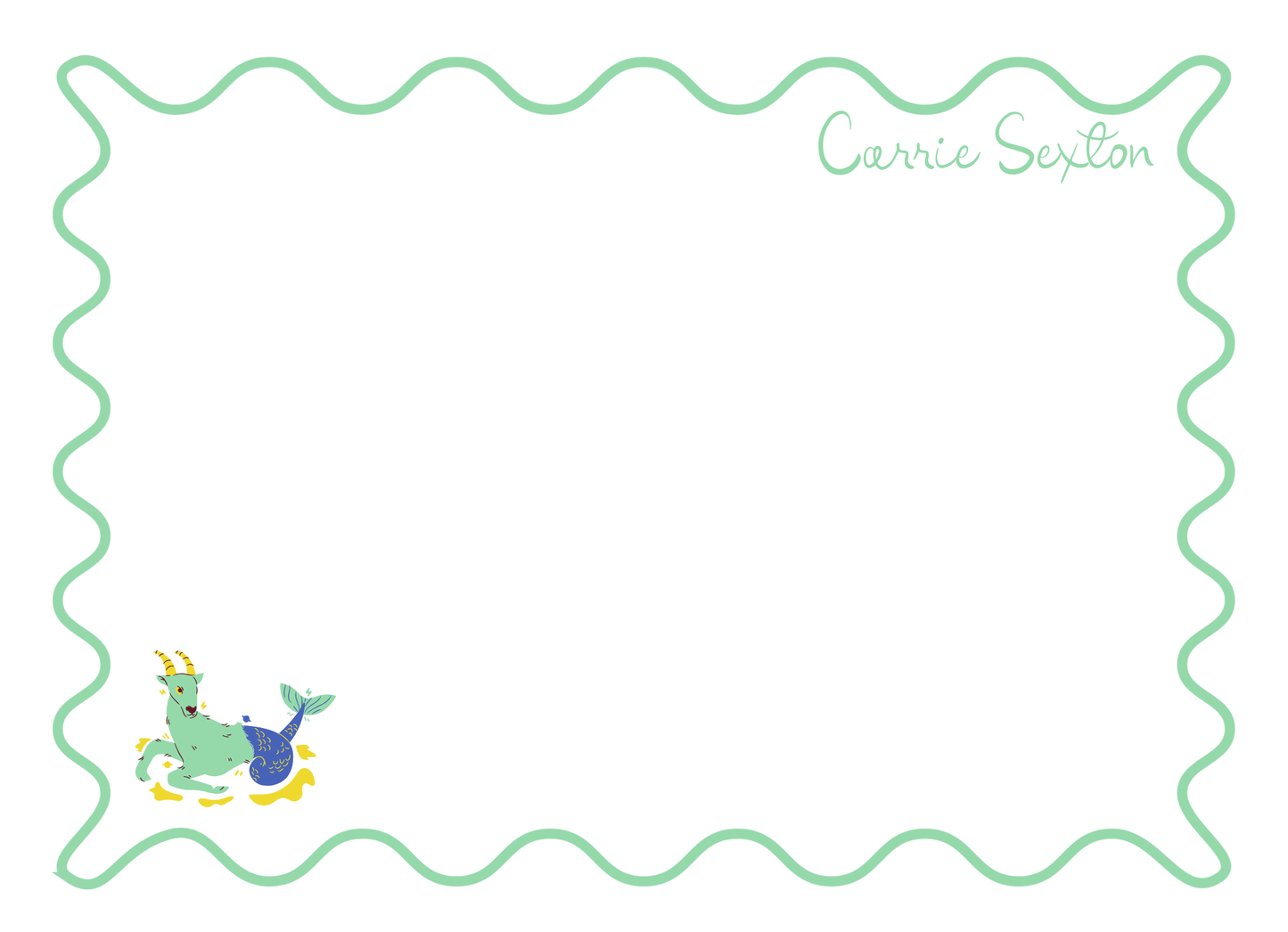 Zodiac Personal Stationery