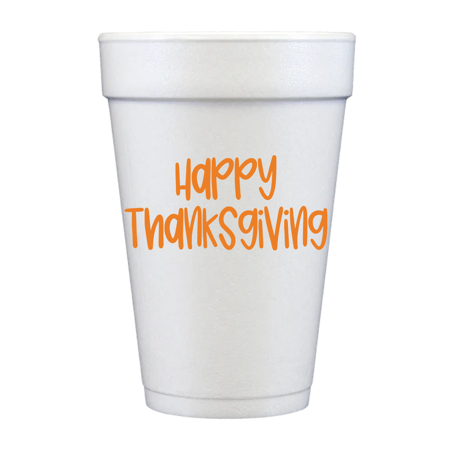 Thanksgiving Styrofoam Cups