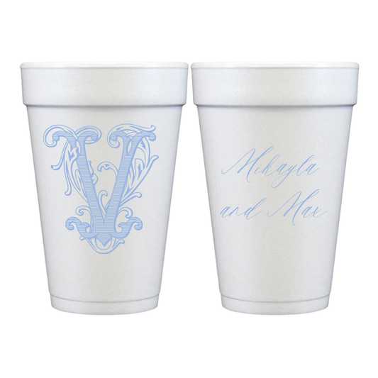 Personalized Styrofoam Cups – Wedding