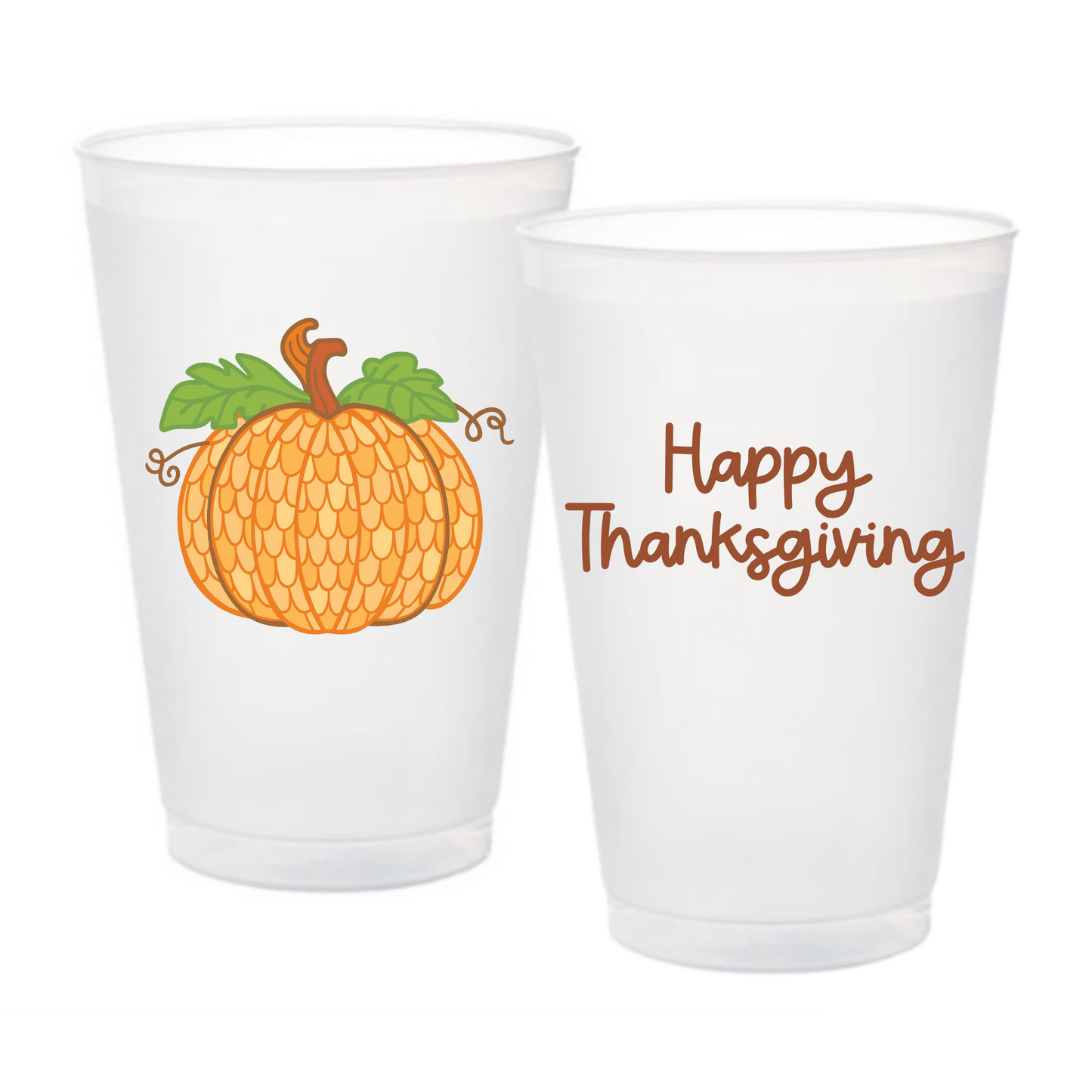 Thanksgiving Frosted Cups