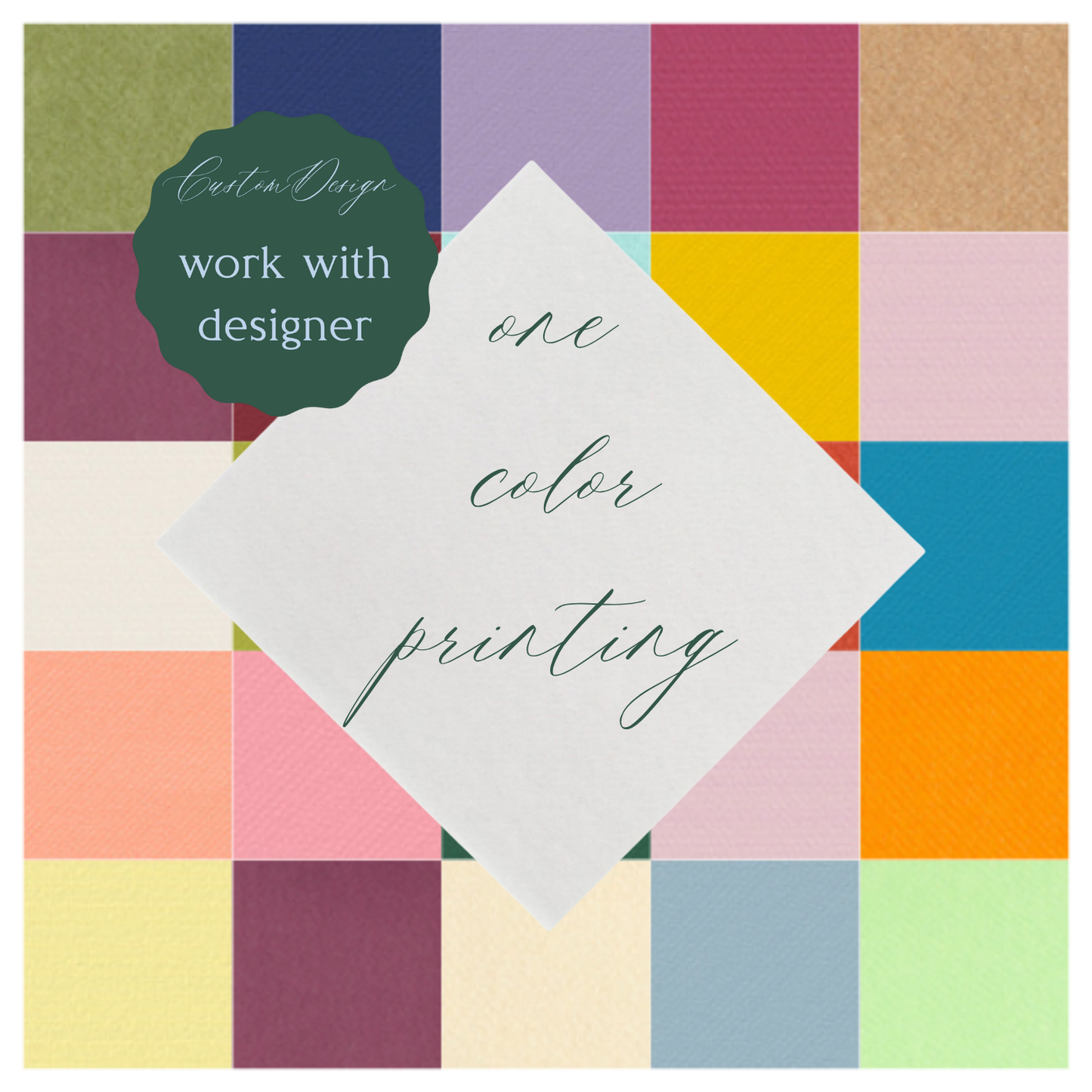 Custom Linen‑Like Cocktail Napkins – 1‑Color