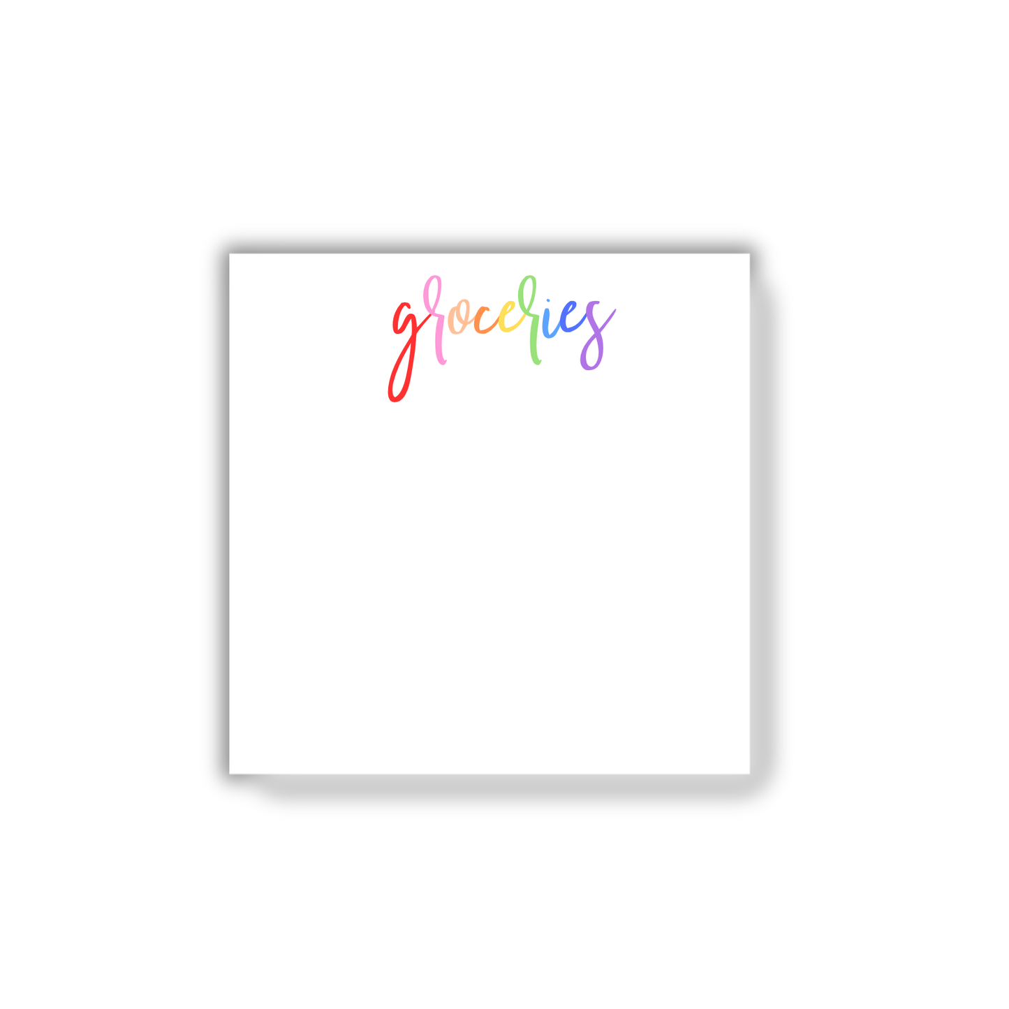 Semi-Custom | Notepad – 5″ × 5″