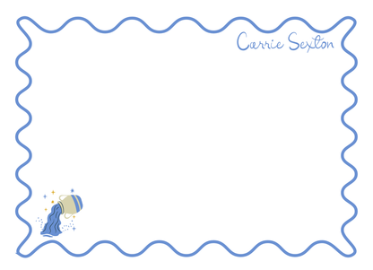 Zodiac Personal Stationery