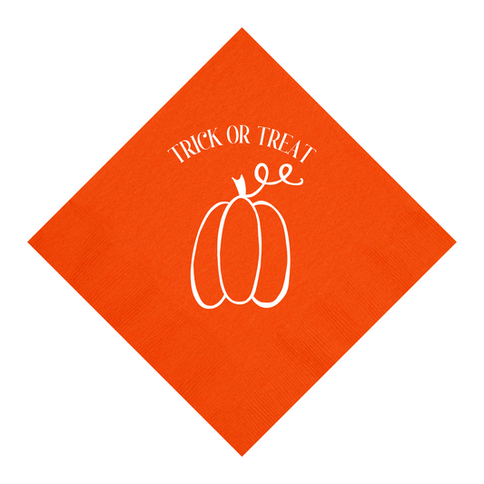 Trick or Treat Halloween Beverage Napkins