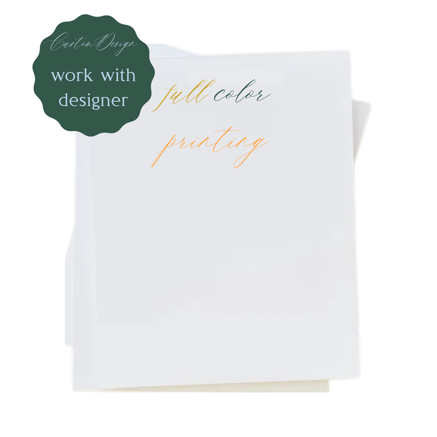 Custom Full Color Notepads