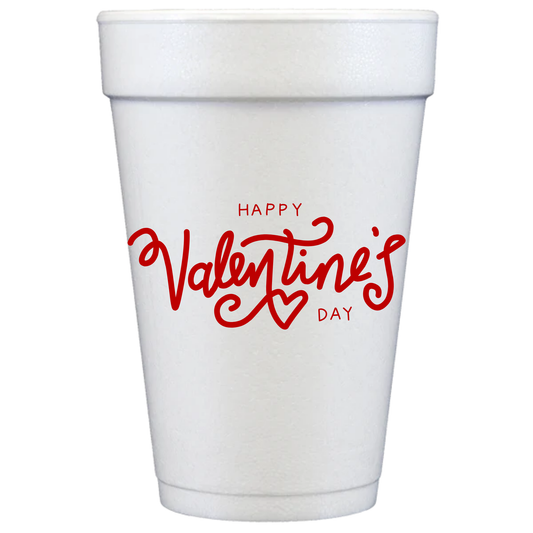 Valentine’s Styrofoam Cups