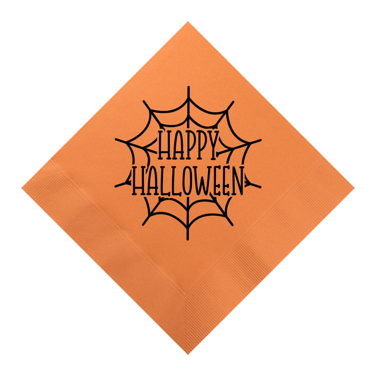 Spider Halloween Beverage Napkins