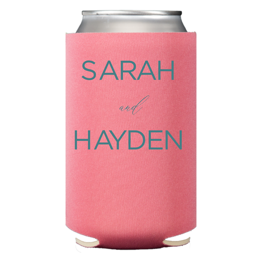Wedding Neoprene Can Coolers