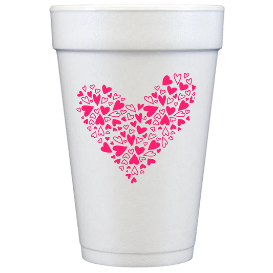 Valentine’s Styrofoam Cups