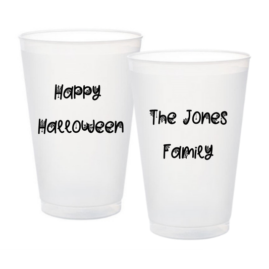 Halloween Shatterproof Frosted Flex Cup