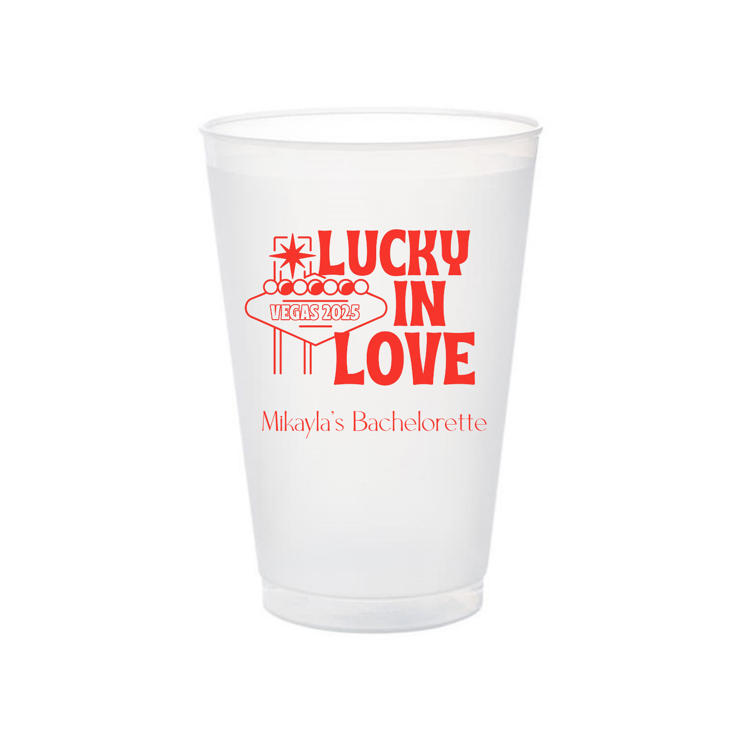 Vegas Shatterproof Frosted Flex Cups