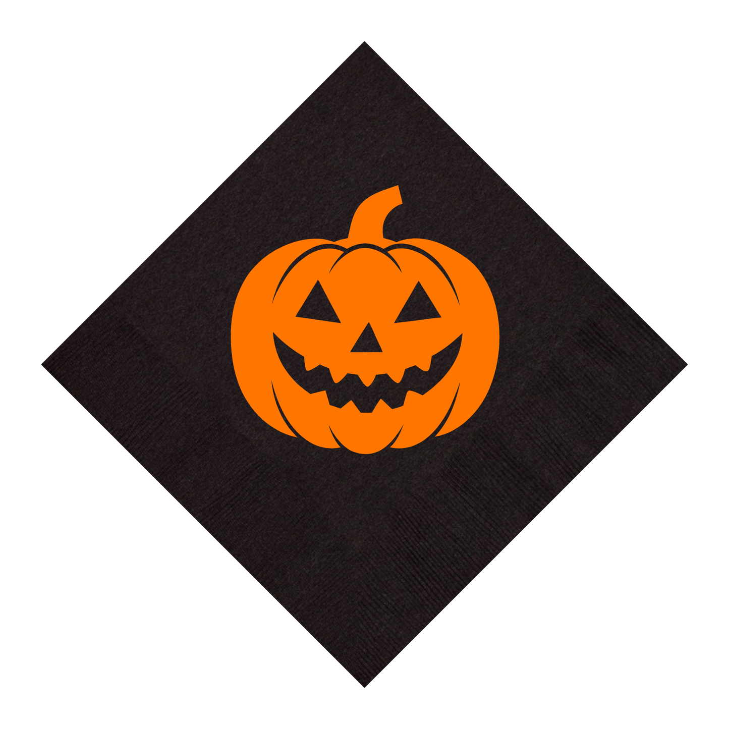 Jack-o-Lantern Halloween Beverage Napkins