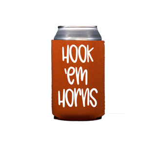University of Texas Gameday - Neoprene Can Coolers – One‑Color Logo or Artwork on Reusable Can Koozies for Events & Branding