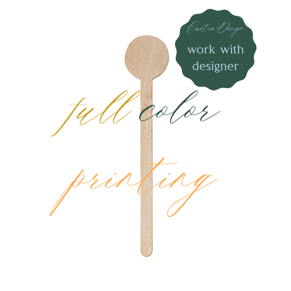Custom Full Color Round Stir Sticks