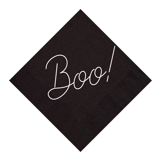Boo! Halloween Beverage Napkins