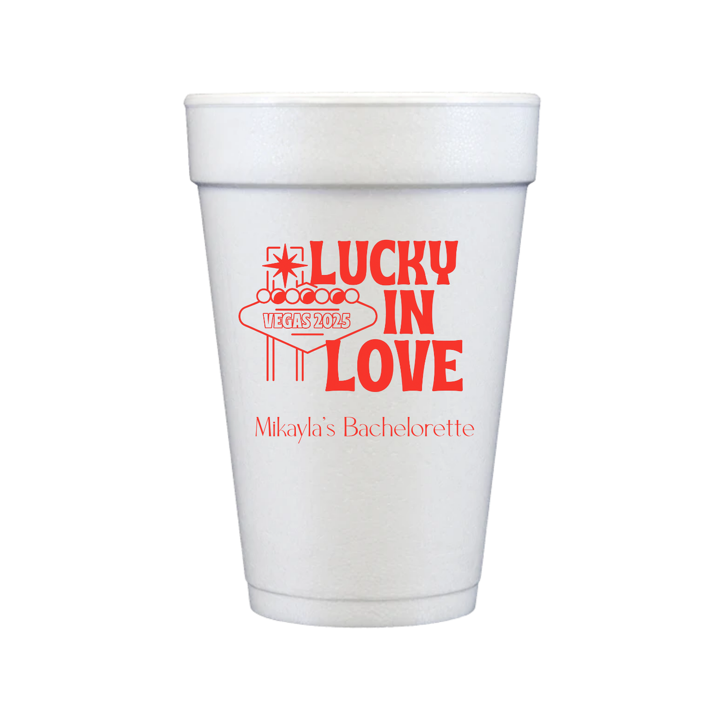 Vegas Styrofoam Cups