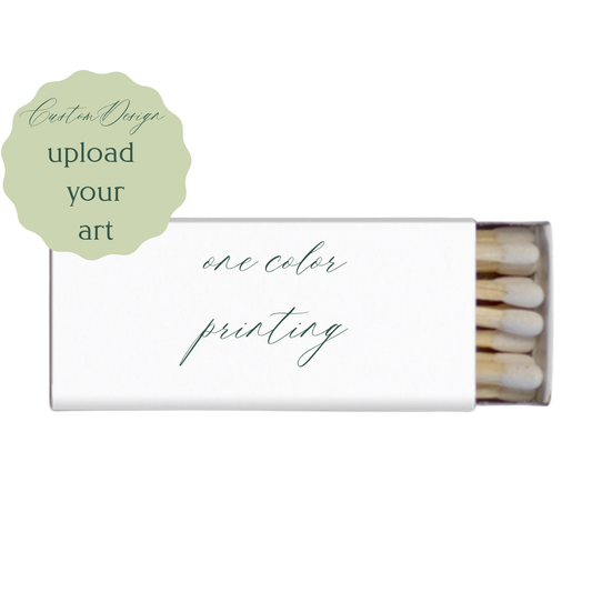 Custom Matchboxes  – 1‑Color Foil Stamping