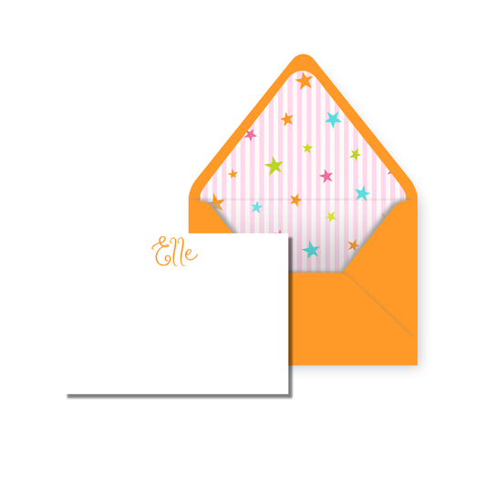 Stars Personal Stationery