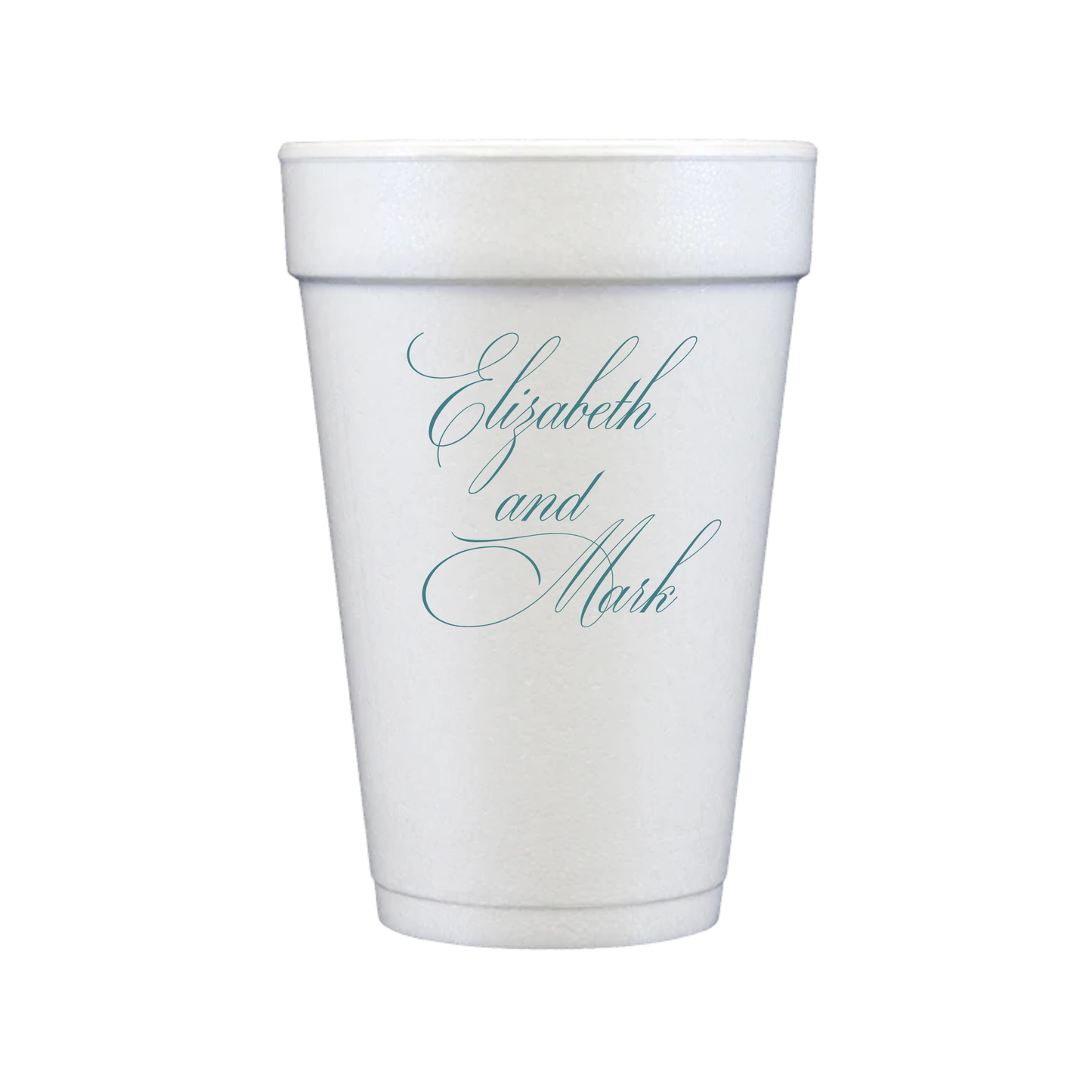 Personalized Styrofoam Cups | Wedding