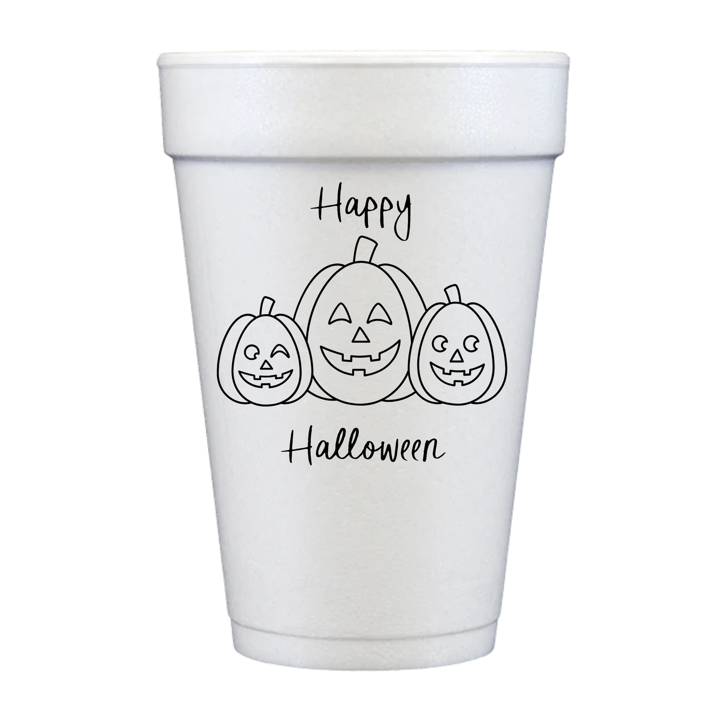 Halloween Styrofoam Cups