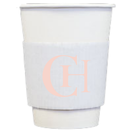Wedding Semi-Custom Coffee Cups – 1-Color Sleeve