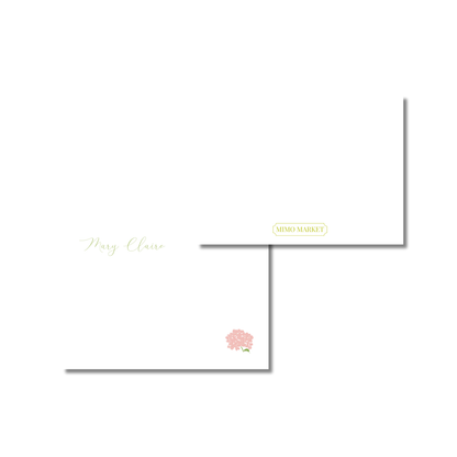 Hydrangea Personal Stationery