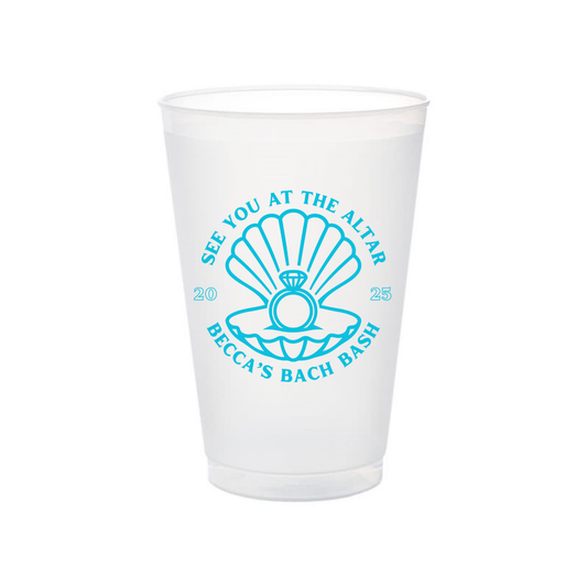 Beach Bach Shatterproof Frosted Flex Cups