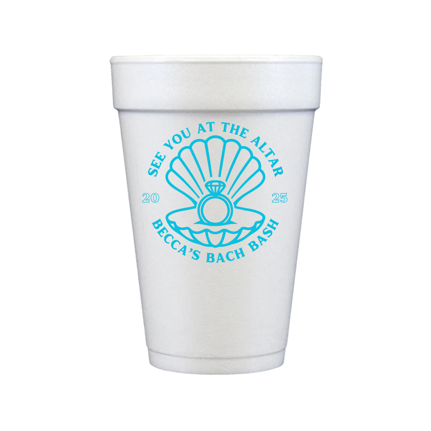 Beach Bach Styrofoam Cups