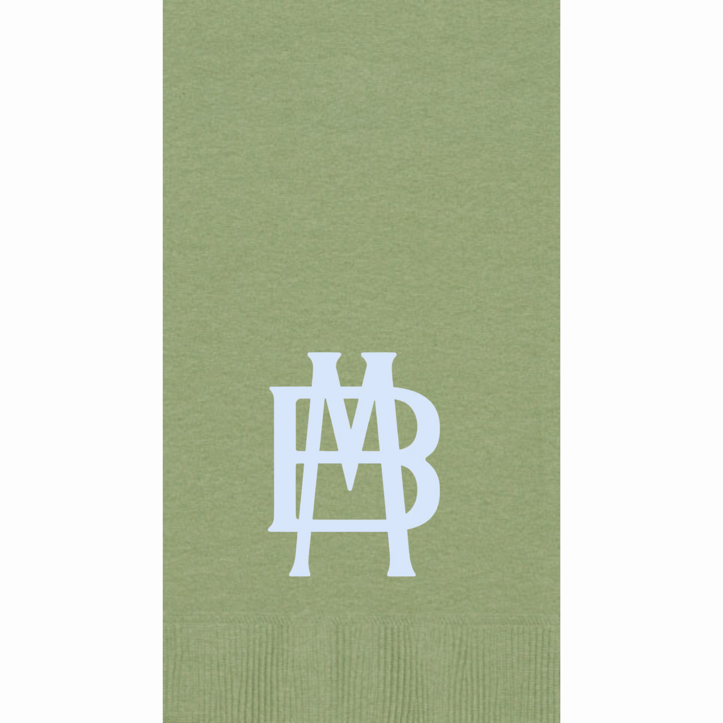 Custom Linen‑Like Guest Towels – 1‑Color